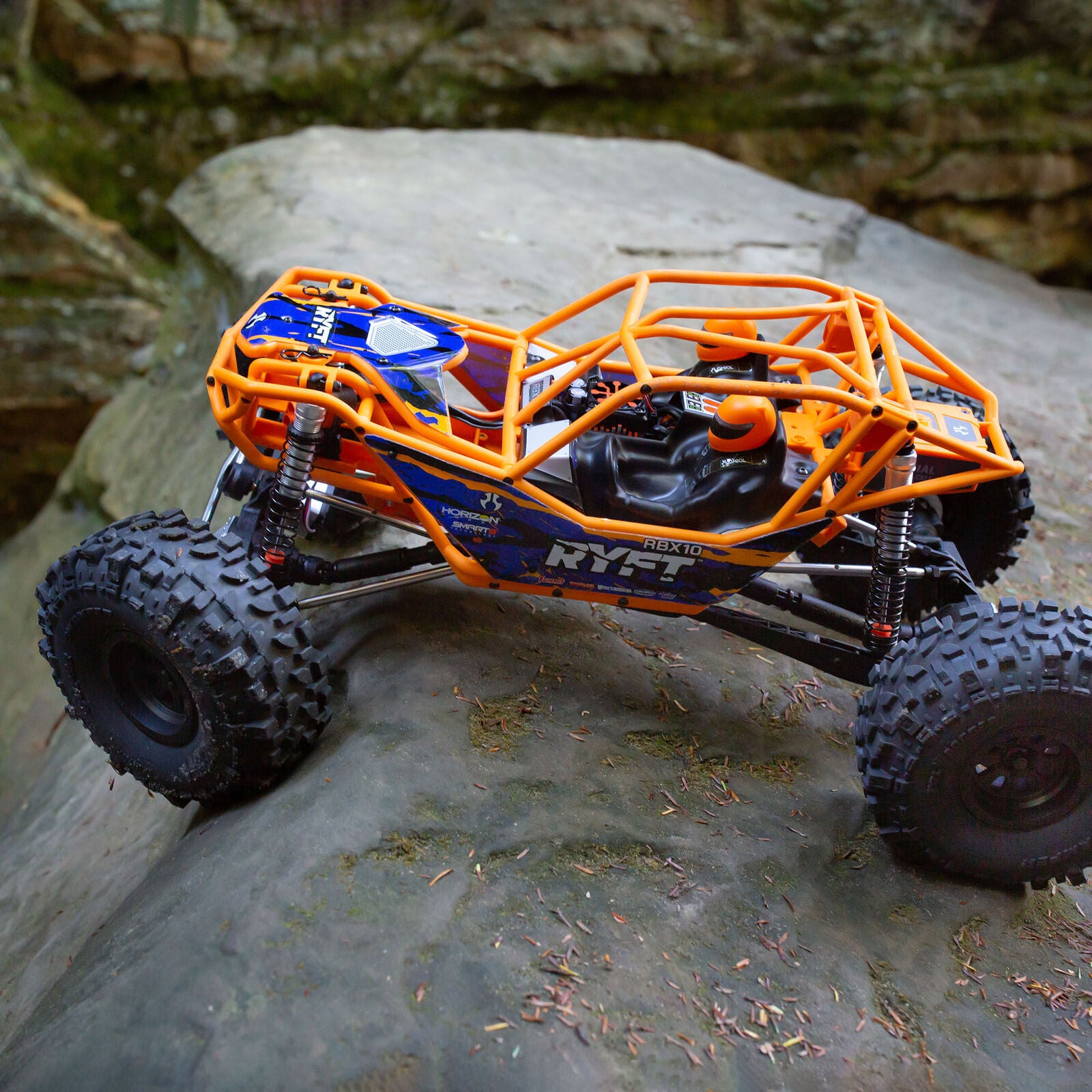 1/10 RBX10 Ryft 4WD Brushless Rock Bouncer RTR, Orange