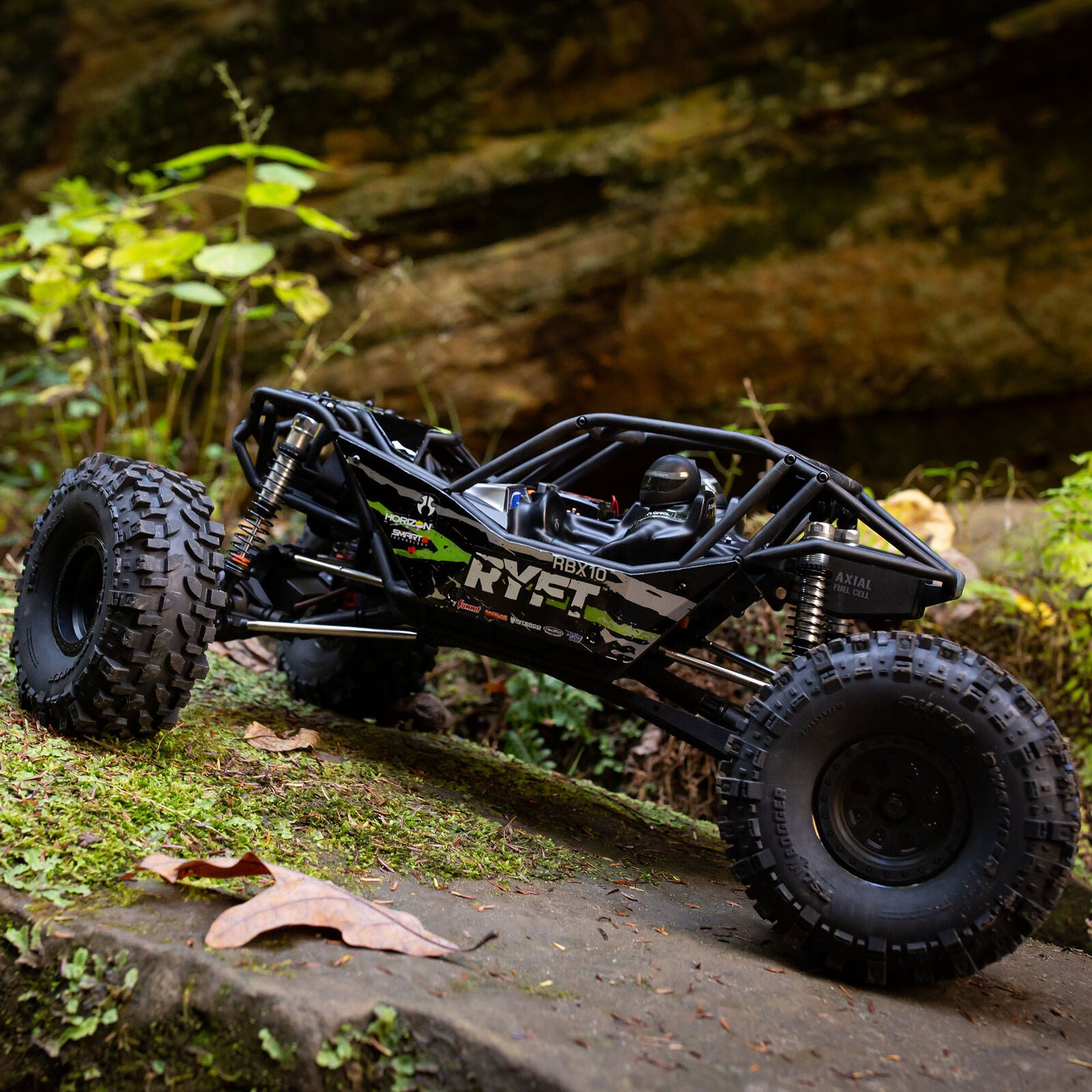 1/10 RBX10 Ryft 4WD Brushless Rock Bouncer RTR, Black