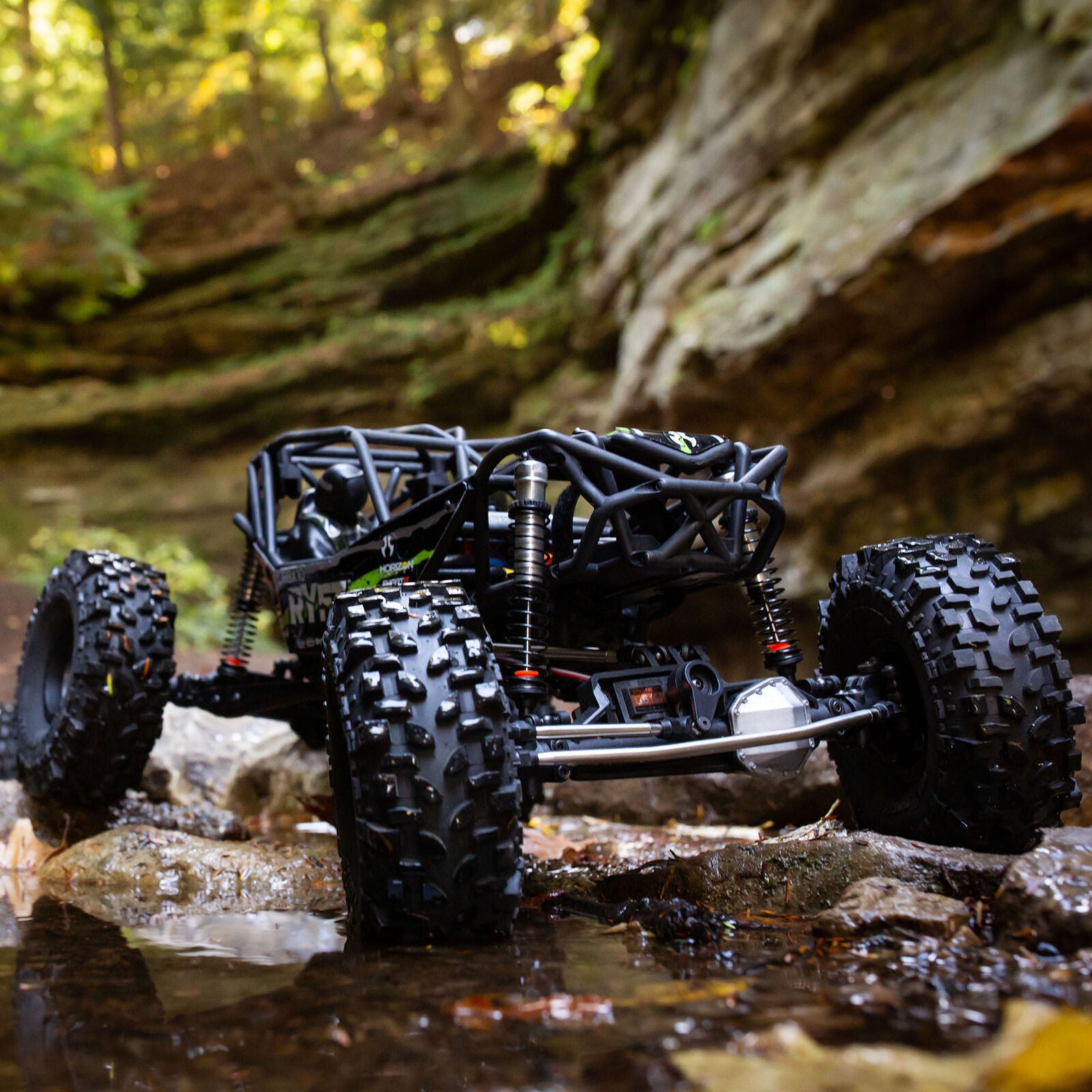 1/10 RBX10 Ryft 4WD Brushless Rock Bouncer RTR, Black