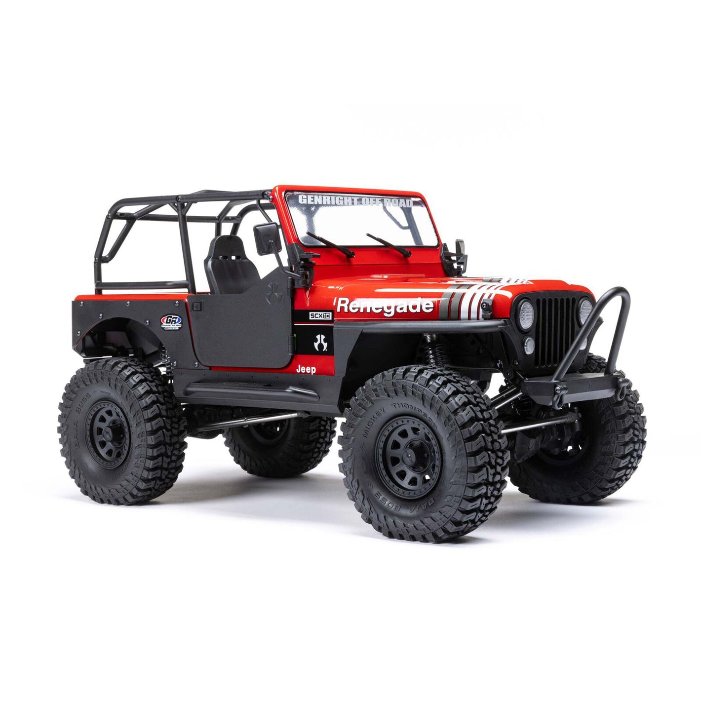 1/10 SCX10 III Jeep CJ-7 4WD Brushed RTR, Red