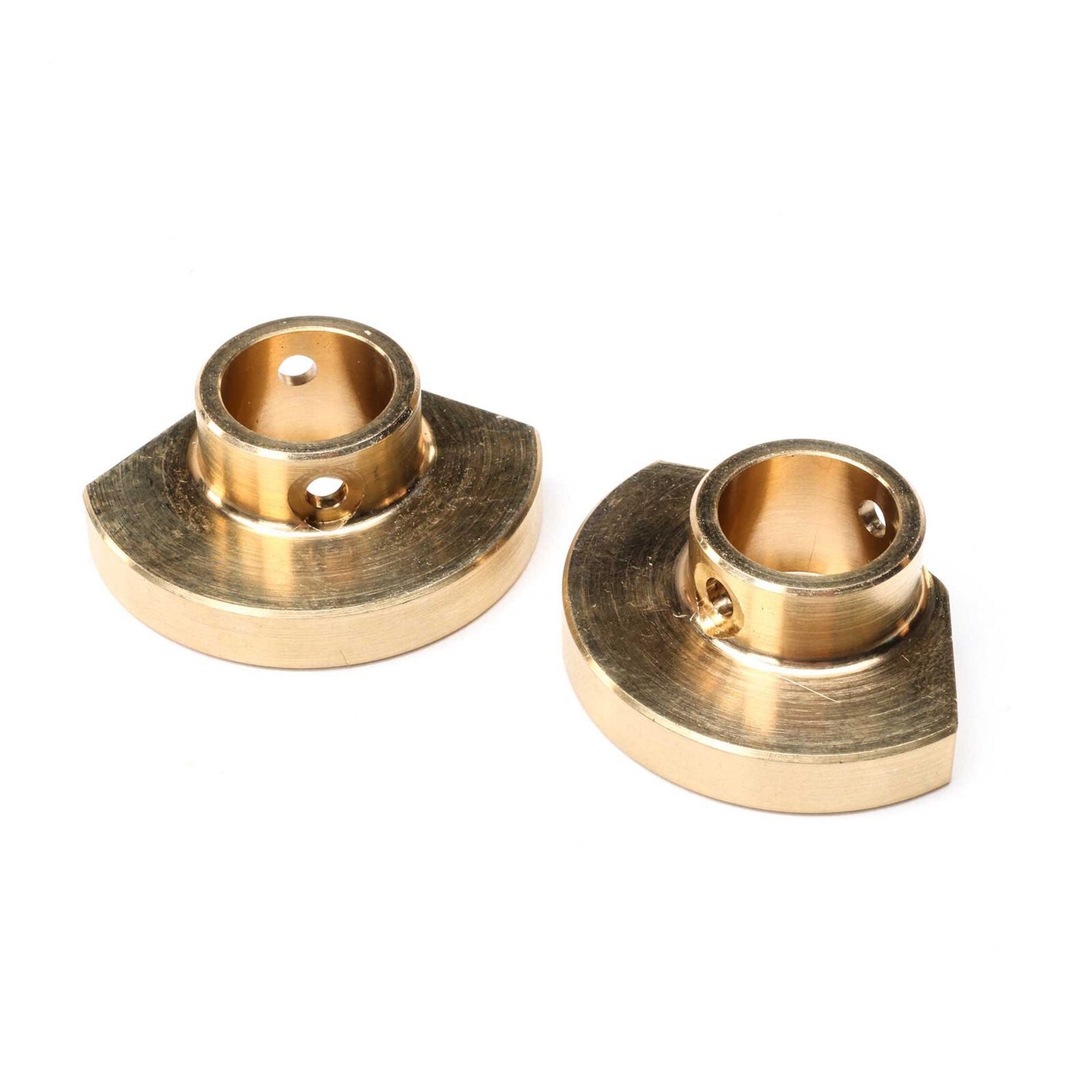 Brass Rear Axle Tube Caps, L/R (30g): PRO