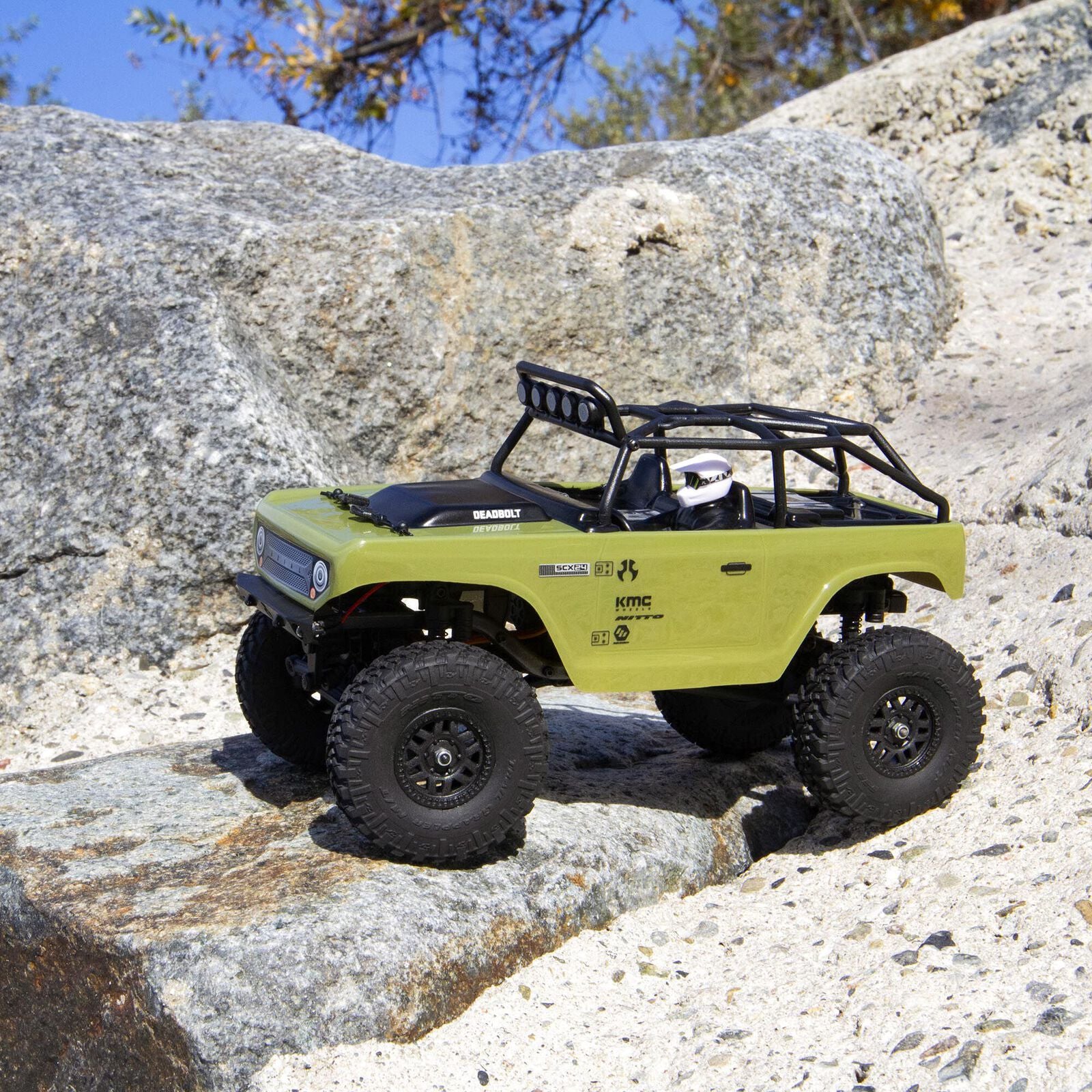 1/24 SCX24 Deadbolt 4WD Rock Crawler Brushed RTR Green