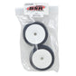 1/8 Mounted GT Foam Tire (White) (2) (25 Shore) w/17mm Hex