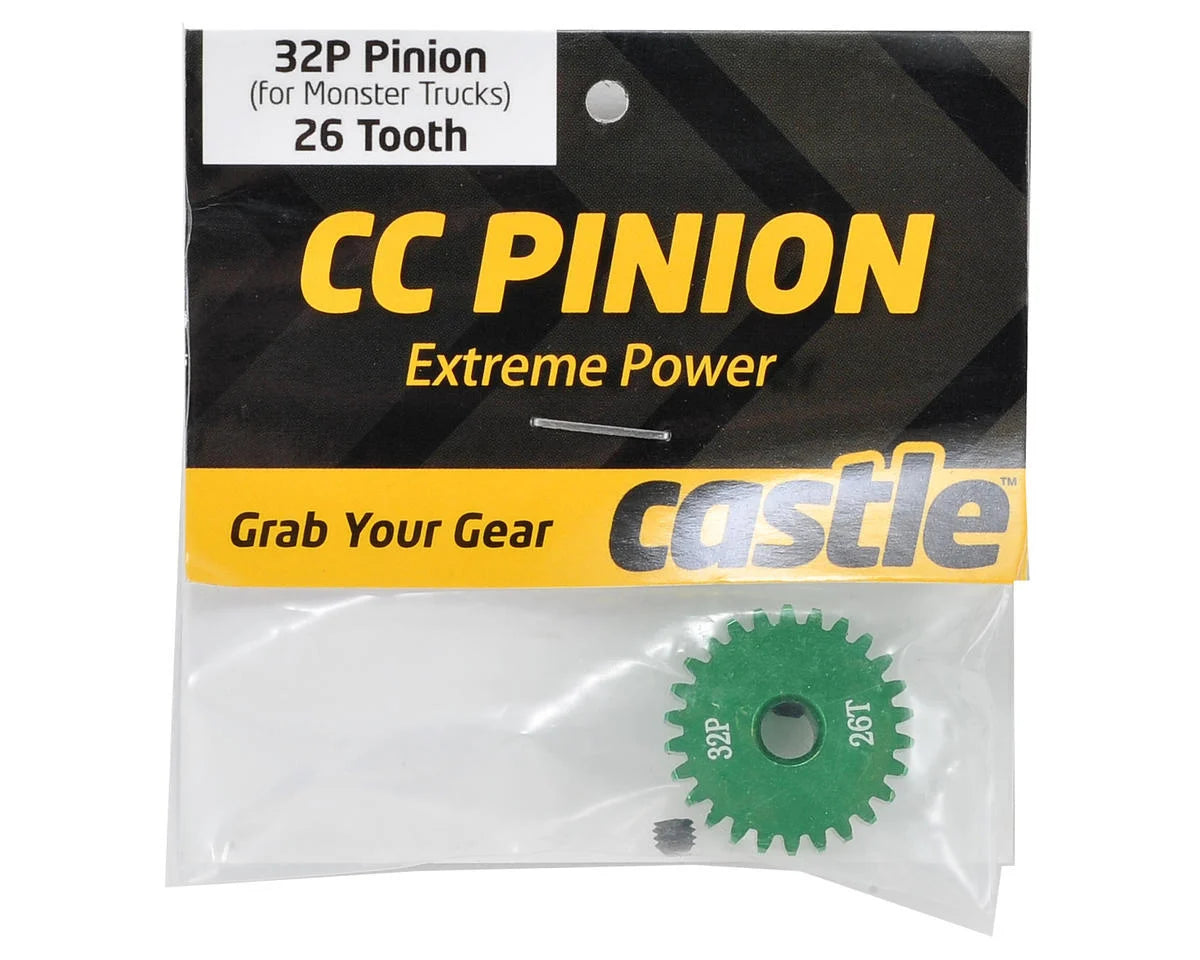 Castle Creations 32P Pinion Gear w/5mm Bore (20T)