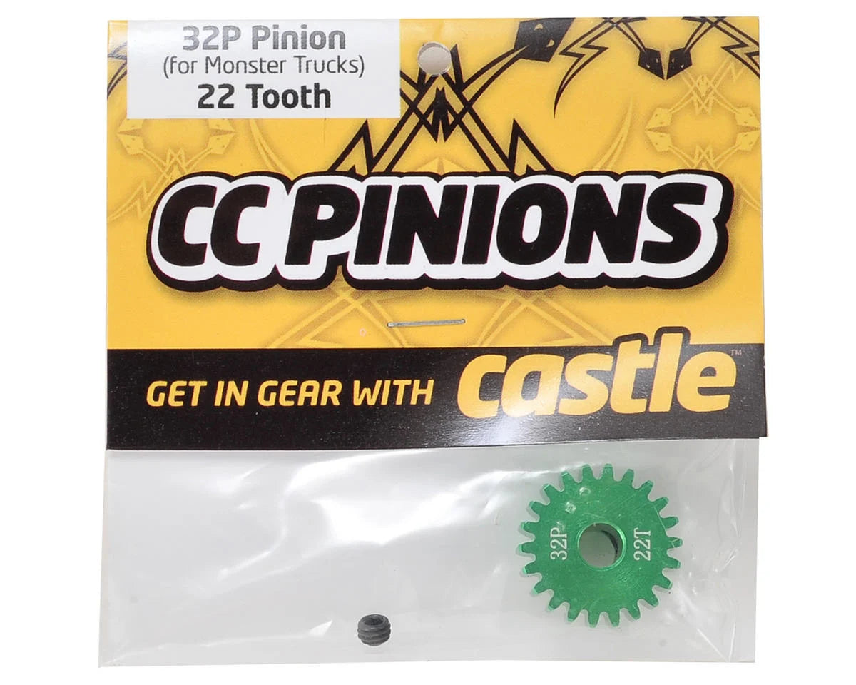 Castle Creations 32P Pinion Gear w/5mm Bore (22T)