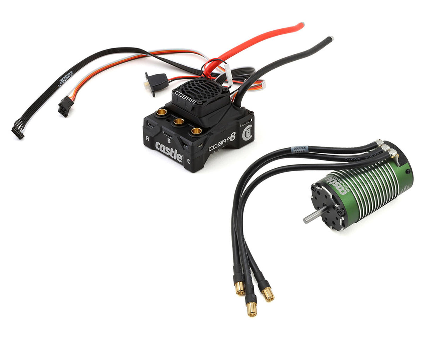 Cobra 8 6S 1/8 Scale Brushless Motor & ESC Combo (1800Kv) w/1512 Sensored Motor