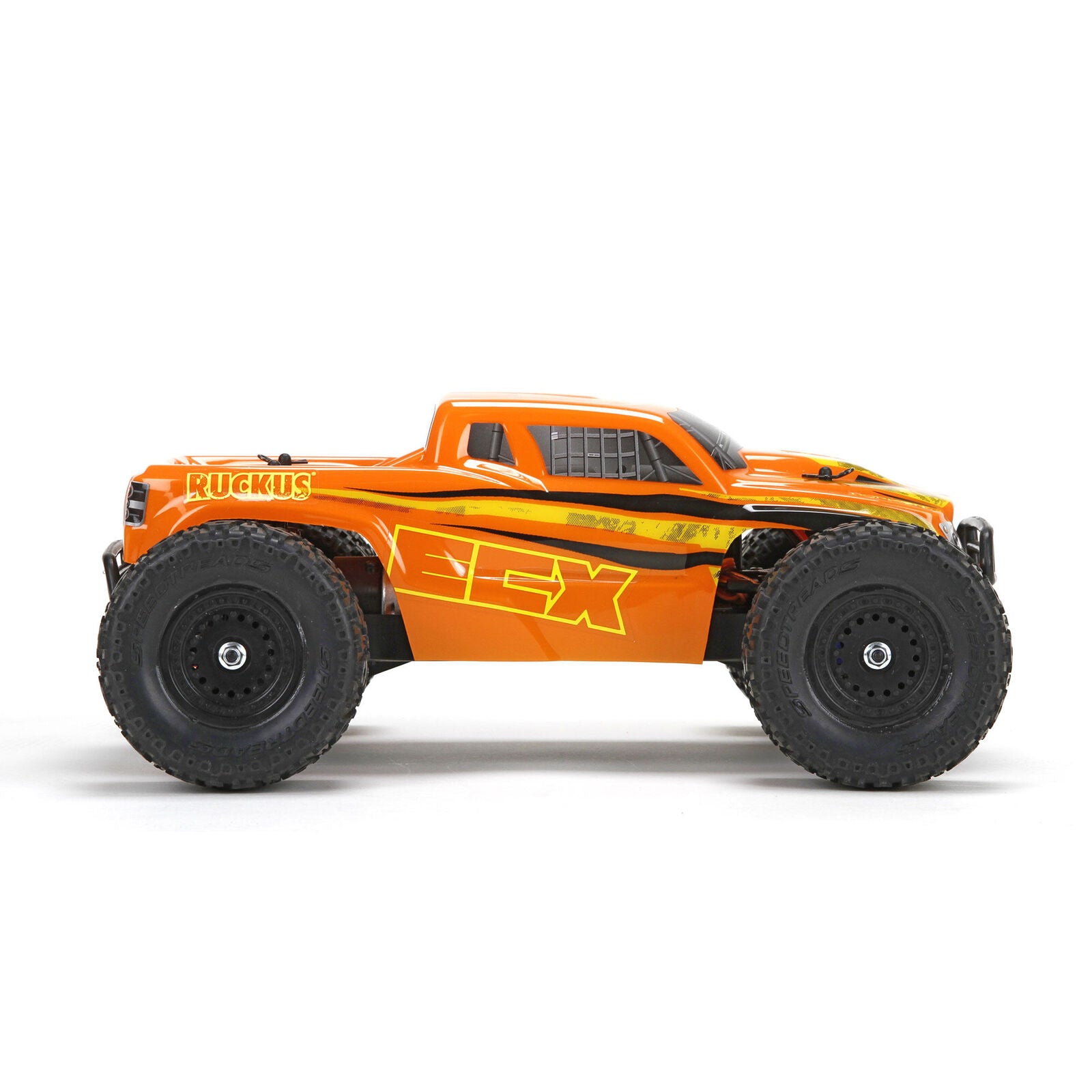 *DISCONTINUED* 1/18 Ruckus 4WD Monster Truck RTR Orange/Yellow