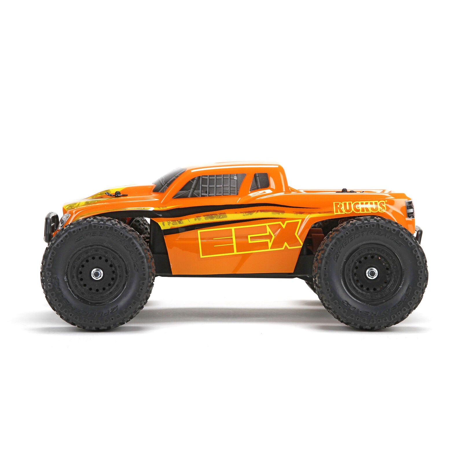 *DISCONTINUED* 1/18 Ruckus 4WD Monster Truck RTR Orange/Yellow