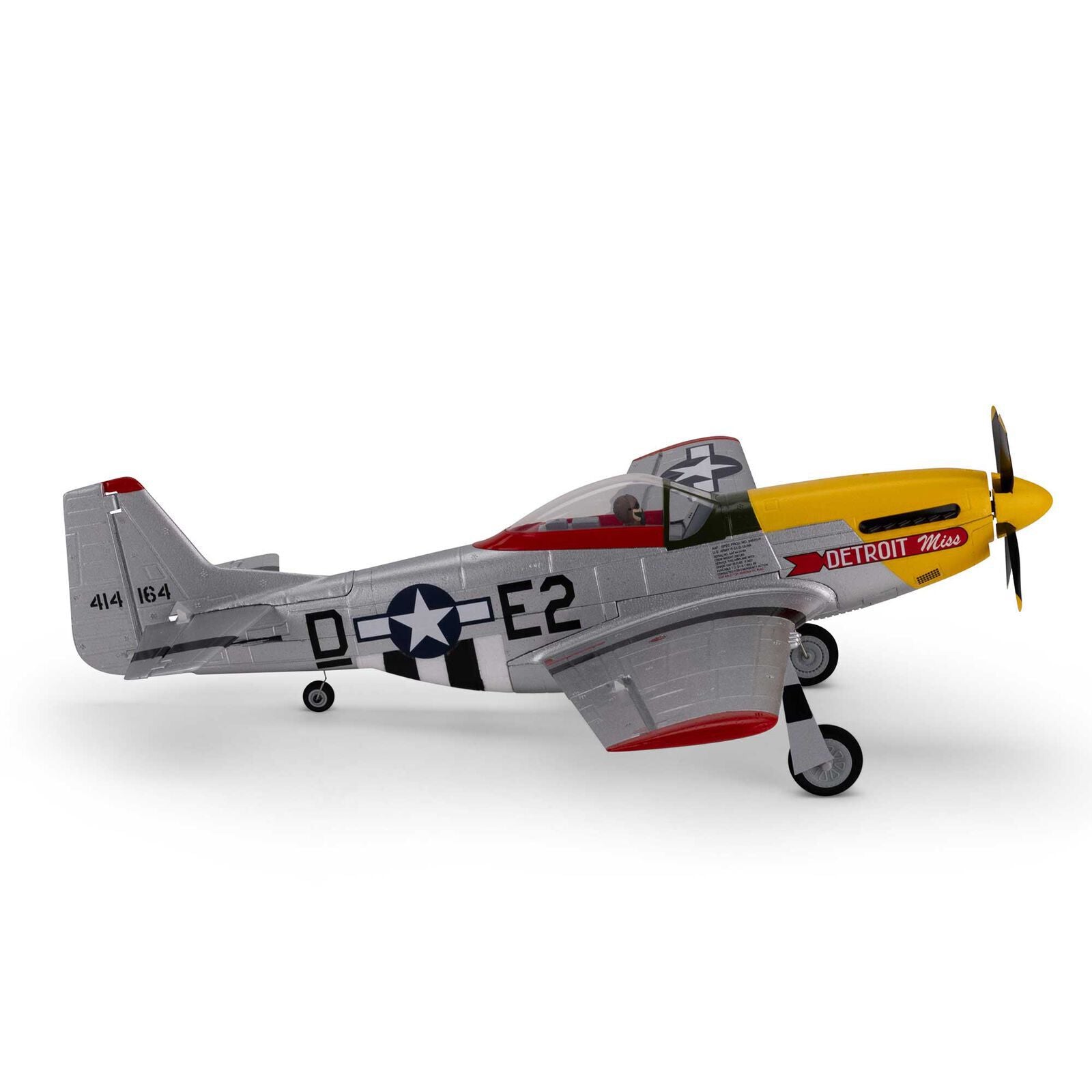 UMX P-51D Mustang “Detroit Miss” BNF Basic with AS3X and SAFE Select