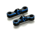 B74/B6.2 HD Aluminum Rear Hub Link Mounts (Black/Blue) (2)