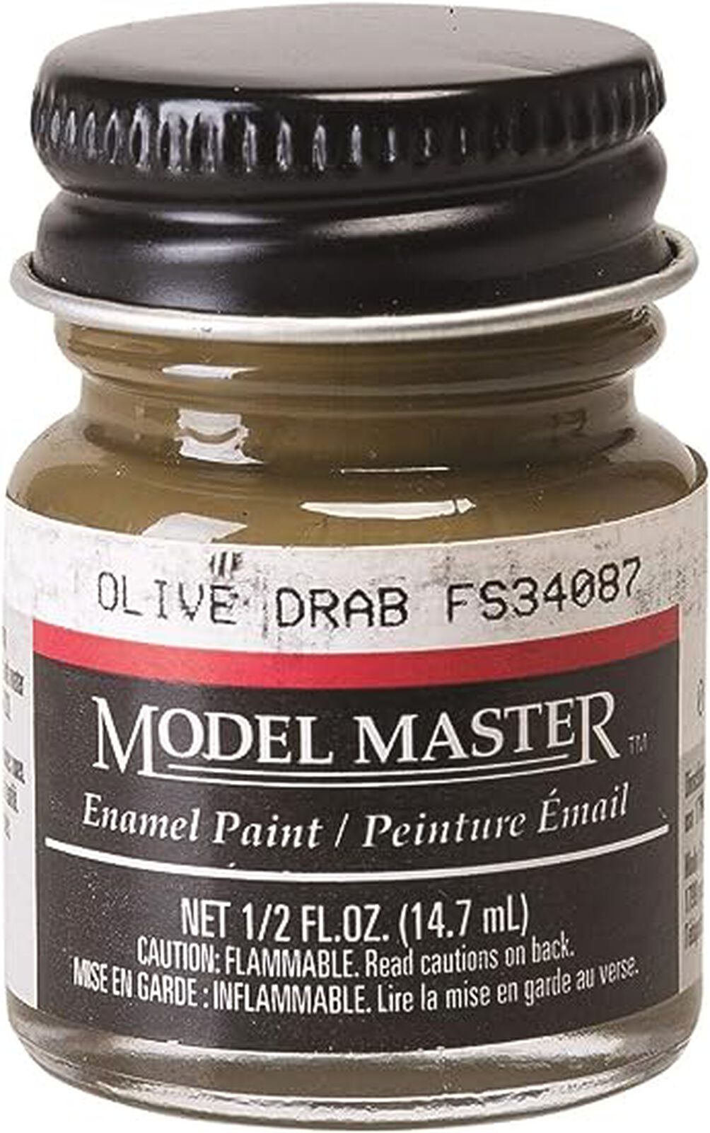 Olive Drab 1/2oz Enamel Paint Bottle