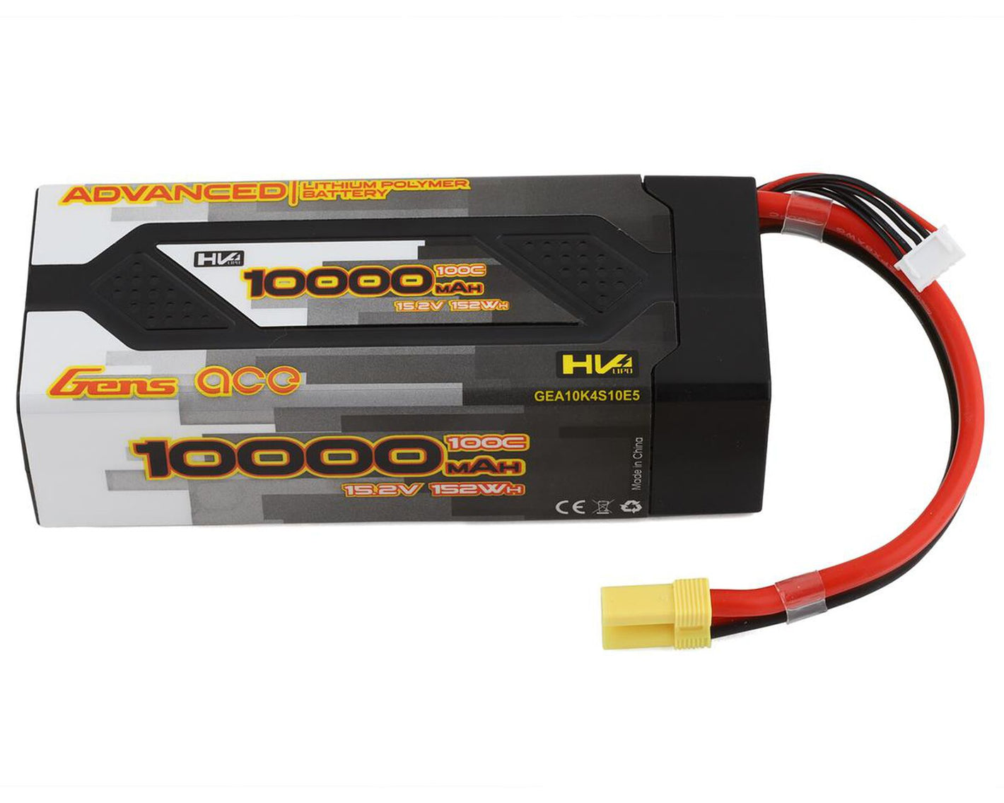 15.2V 10000mAh 100C 4S LiHV Battery: EC5 (Advanced)