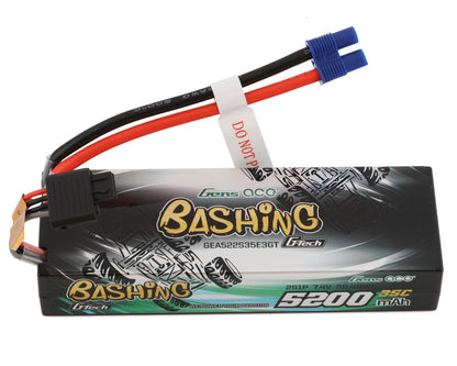 Gens Ace 2S G-Tech Smart "Bashing" LiPo Battery 35C (7.4V/5200mAh) w/EC3