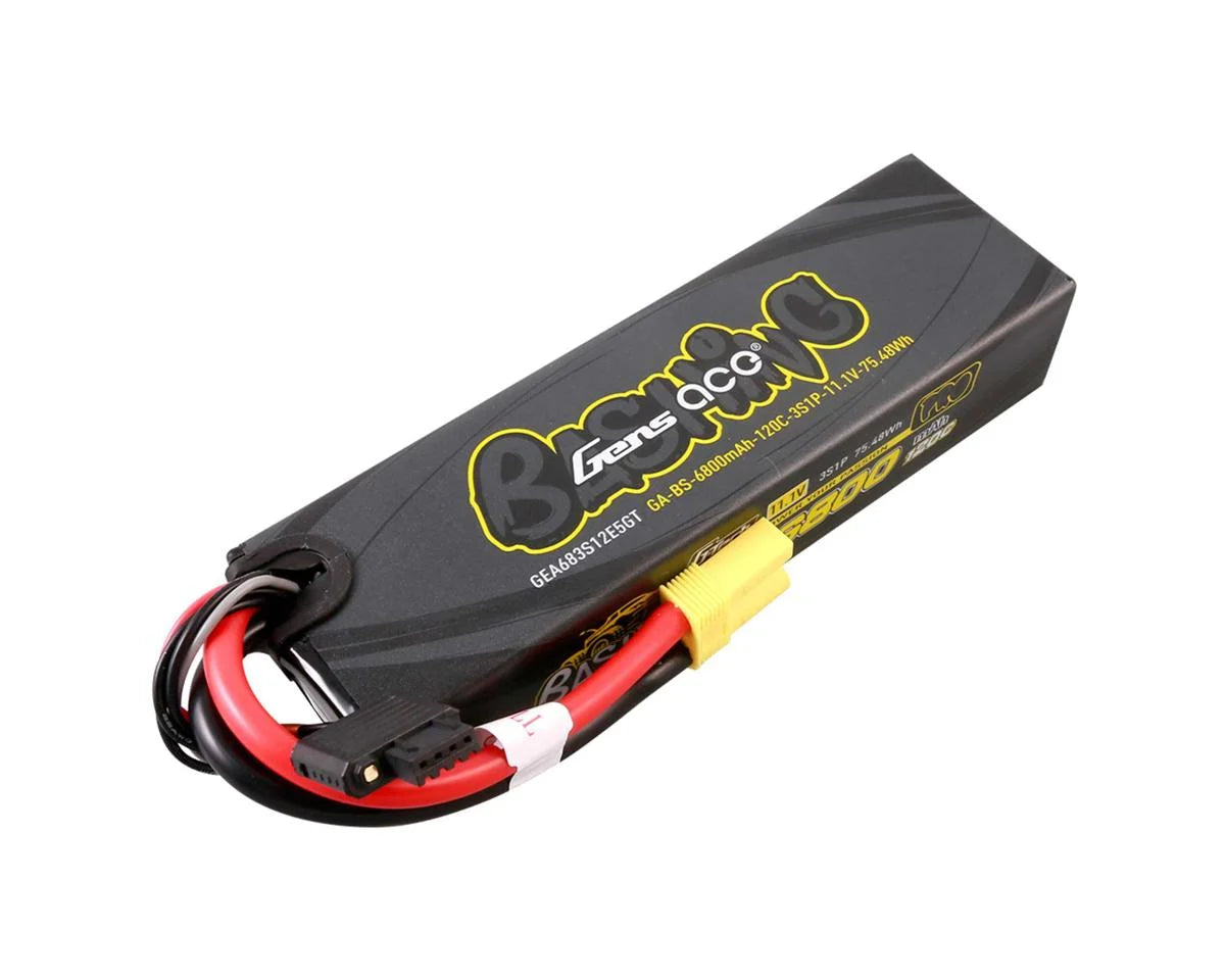Gens Ace G-Tech Smart 3S Bashing Series Hardcase LiPo Battery 120C (11.1V/6800mAh) w/EC5 Connector