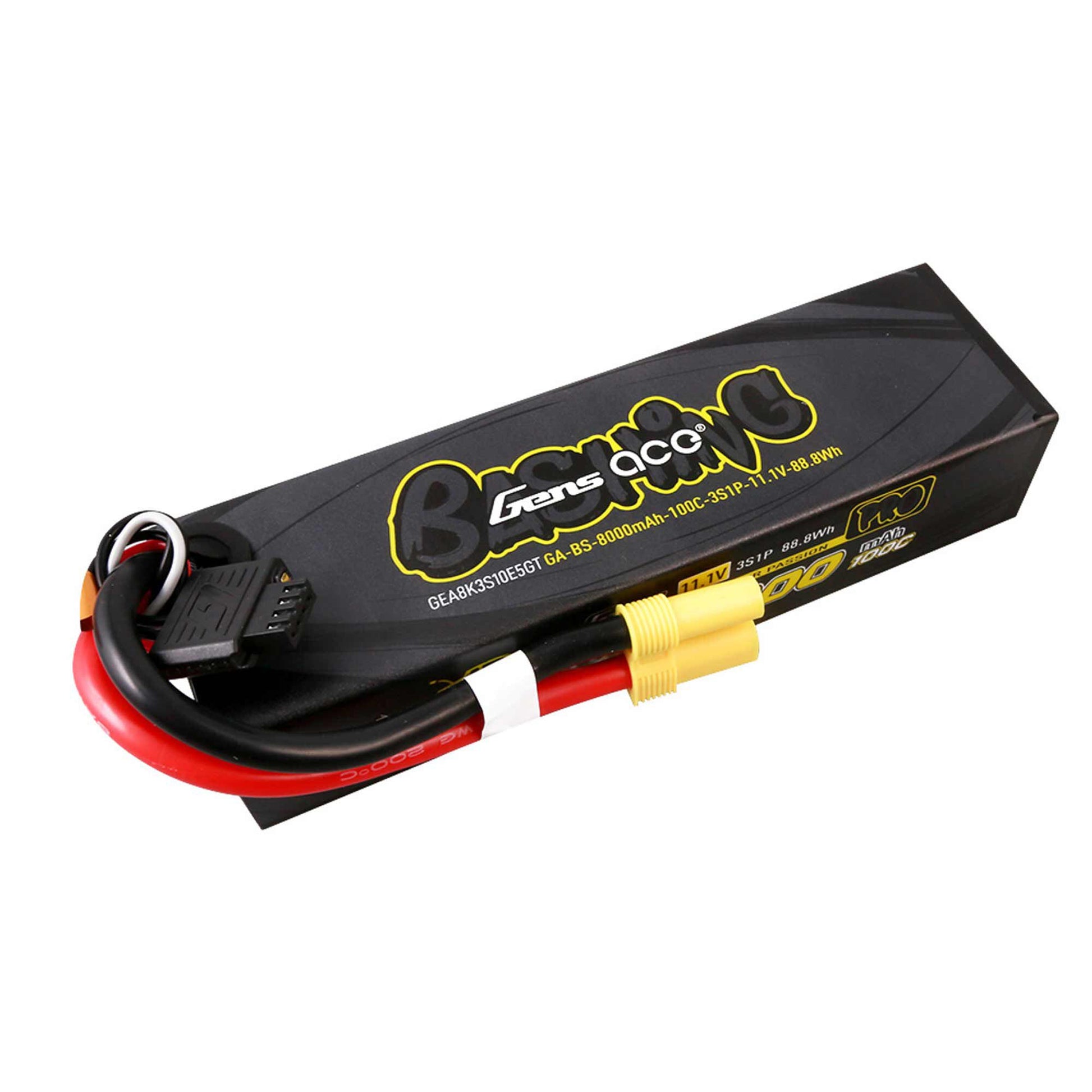 11.1V 8000mAh 3S 100C G-Tech Smart Bashing Hardcase Lipo Battery: EC5