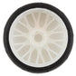 GRP Tires GT - TO3 Revo Belted Pre-Mounted 1/8 Buggy Tires (White) (2) (XM2) w/RIGID Wheel