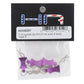 1/10 Aluminum EZ Pulls w/Body Clips (Purple) (4)