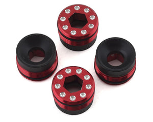 Arrma Kraton 8S Aluminum O-Ring Delrin Cap Hub Nut (Red) (4)