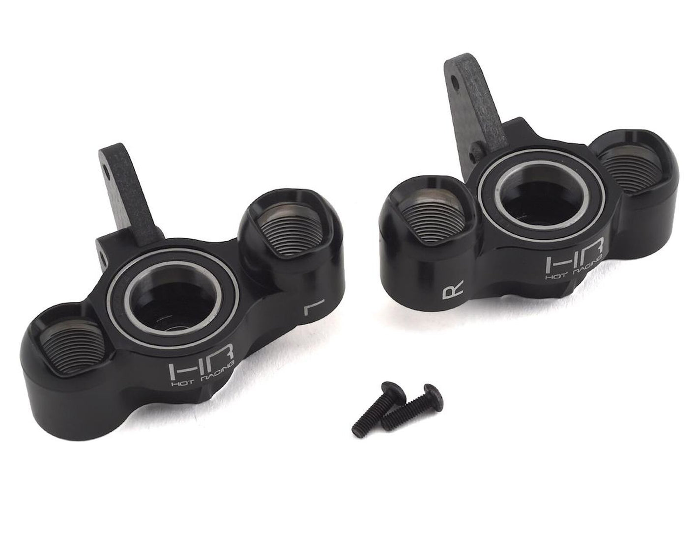 Arrma Aluminum "HD Bearings" Axle Carriers (Black) (Legacy)