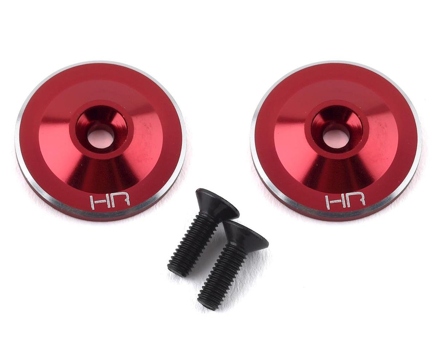 Aluminum Large Wing Buttons (Red) (2)