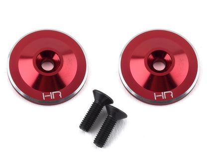 Aluminum Large Wing Buttons (Red) (2)