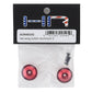 Aluminum Large Wing Buttons (Red) (2)