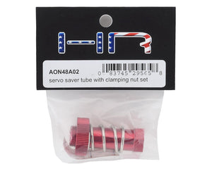 Arrma 1/8 Servo Saver Tube w/Clamping Nut Set (Red)