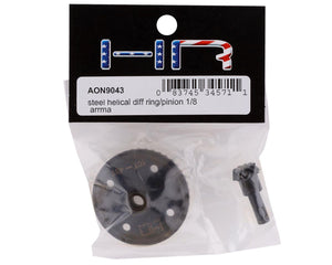 Arrma 6S Steel Helical Differential Ring/Pinion (43T/10T)