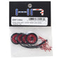 Hot Racing Red Body Washer & Clip Leash Retainer Set