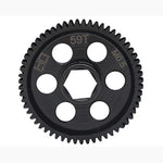 CNC Steel Main Gear 0.5module 59 Tooth GROM