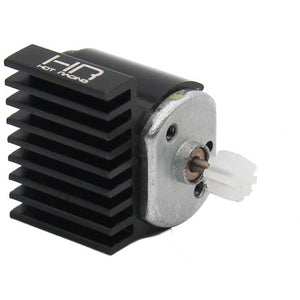 Black 9 Fin 030 Motor Heatsink: SCX24