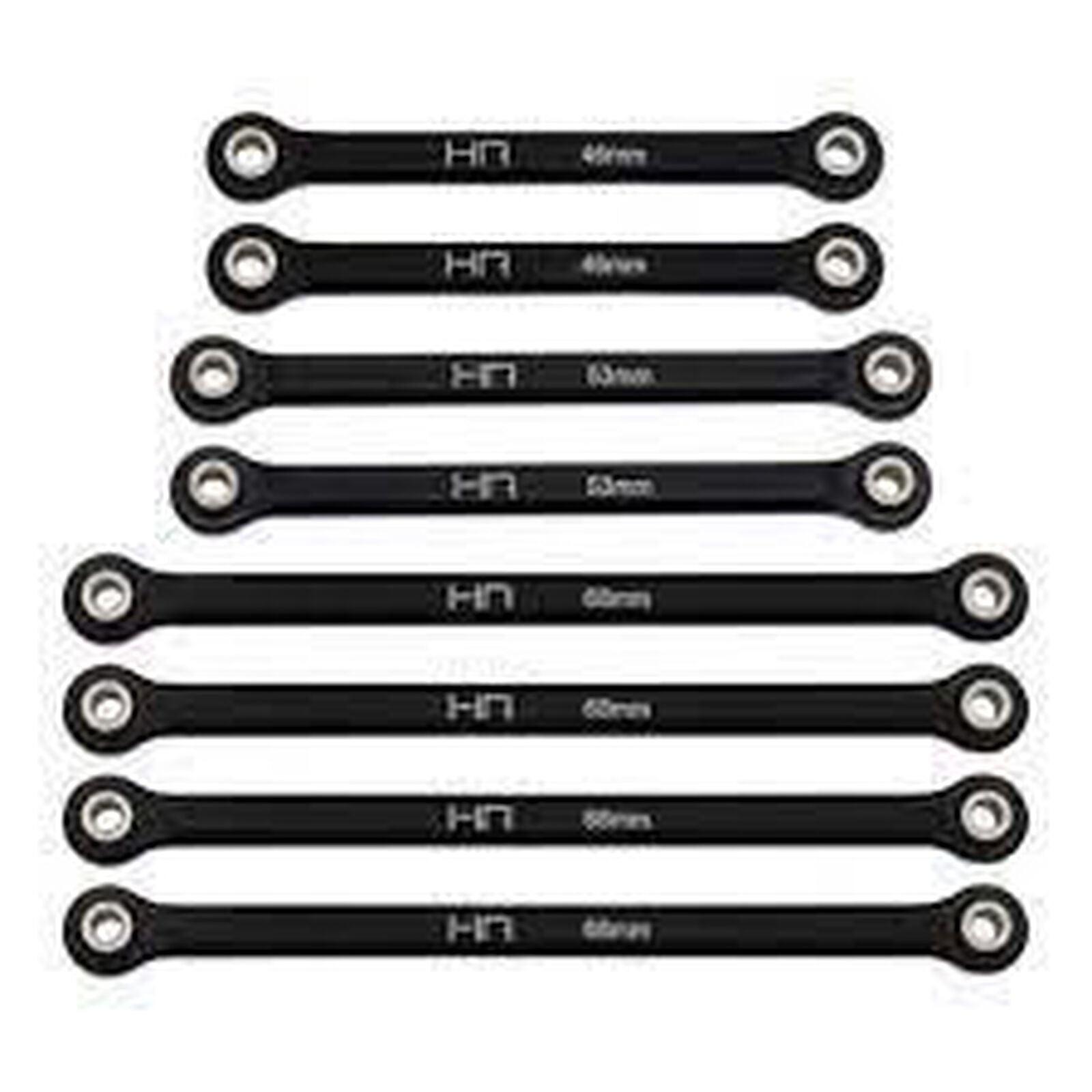 TRX-4M Aluminum Link Set (Black) (155mm )