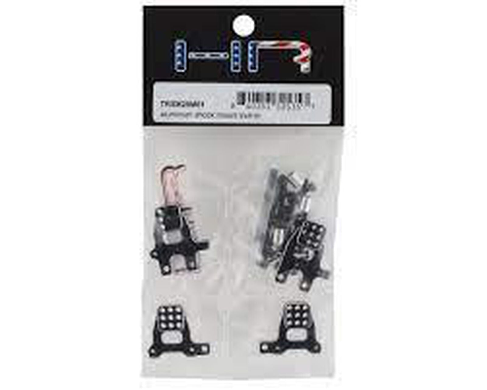 TRX-4M Aluminum Shock Mount Set (Black) (4)