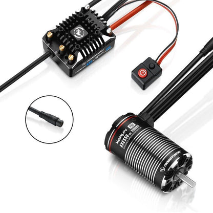 AXE 550 R2-FOC Waterproof Sensored Brushless Combo w/3300Kv Motor