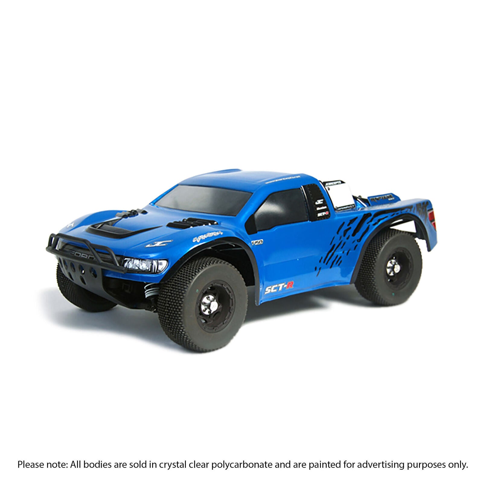 1/10 Illuzion Ford Raptor SVT SCT-R Clear Body: Slash 4x4, SC10