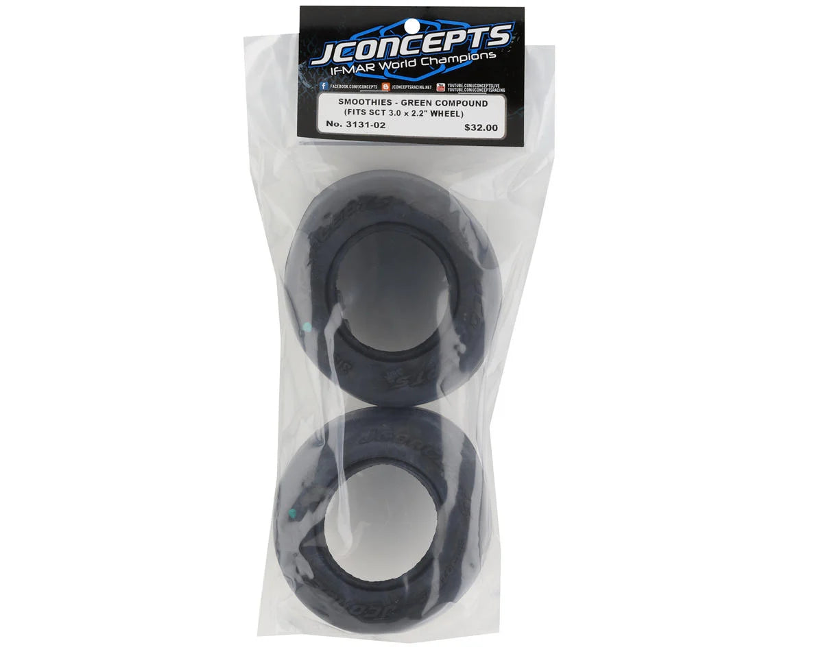 JConcepts Smoothies Short Course Tires (2) (Green)