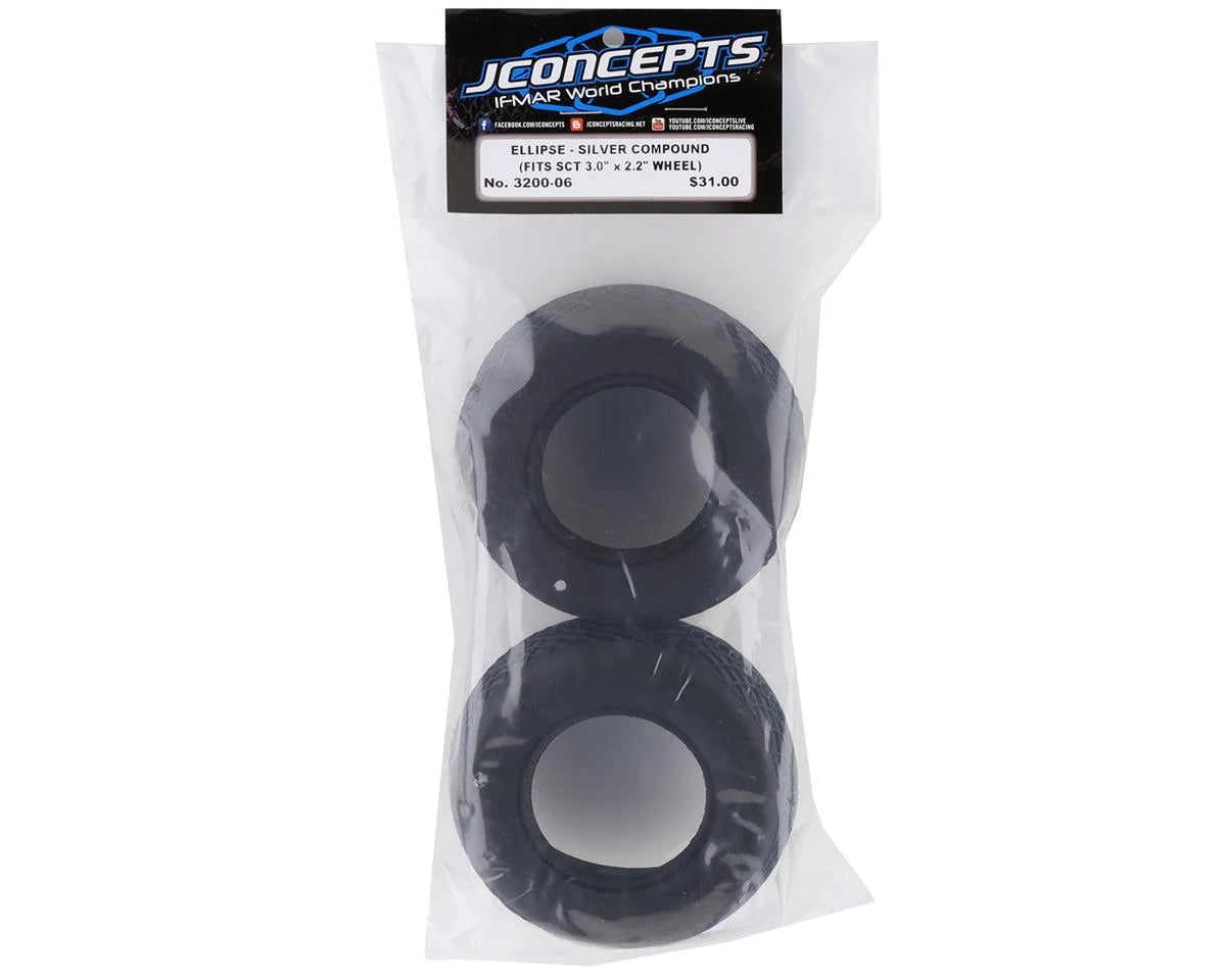 JConcepts Ellipse Short Course Tires (2) (Silver)