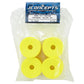 12mm Hex Mono 1/10 Stadium Truck Wheel (4) (T4.1) (Yellow)