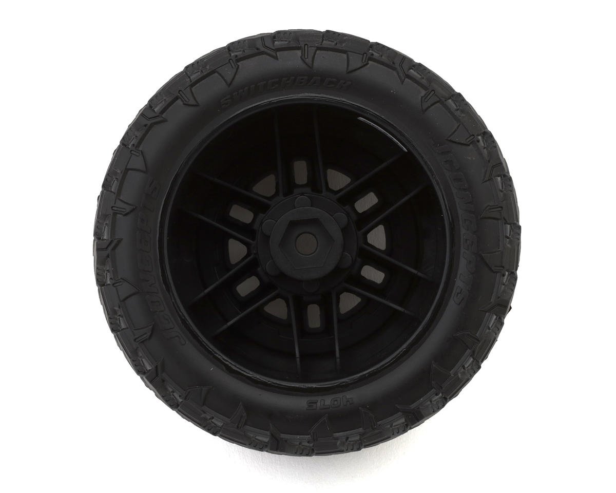 JConcepts Switchback 2.8" Pre-Mounted Tires (2) (12mm Hex) (Platinum)