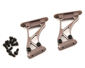 1/10 Scale Aluminum High-Rise Adjustable Rear Wing Mount (Grey)