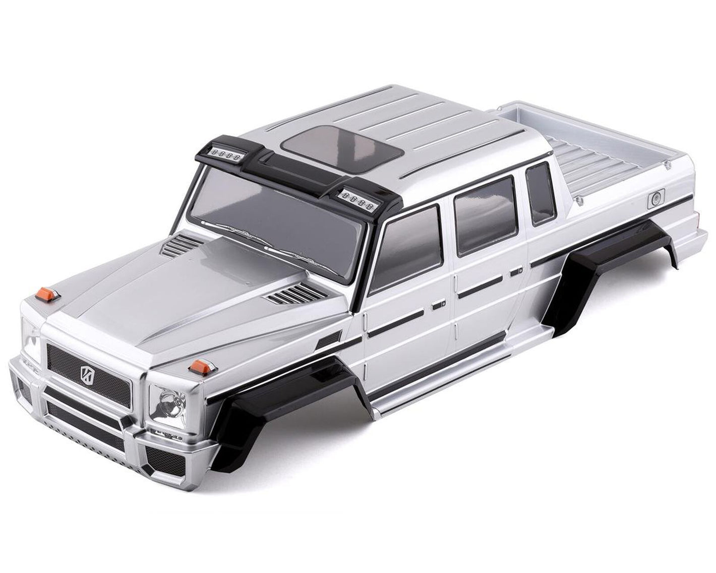 HORRI-BULL Pre-Painted 1/10 Rock Crawler Body (Silver) (313mm Wheelbase)