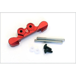 Mini-Z Buggy Red Anodized Aluminum 0 Degree Front Suspension Mount