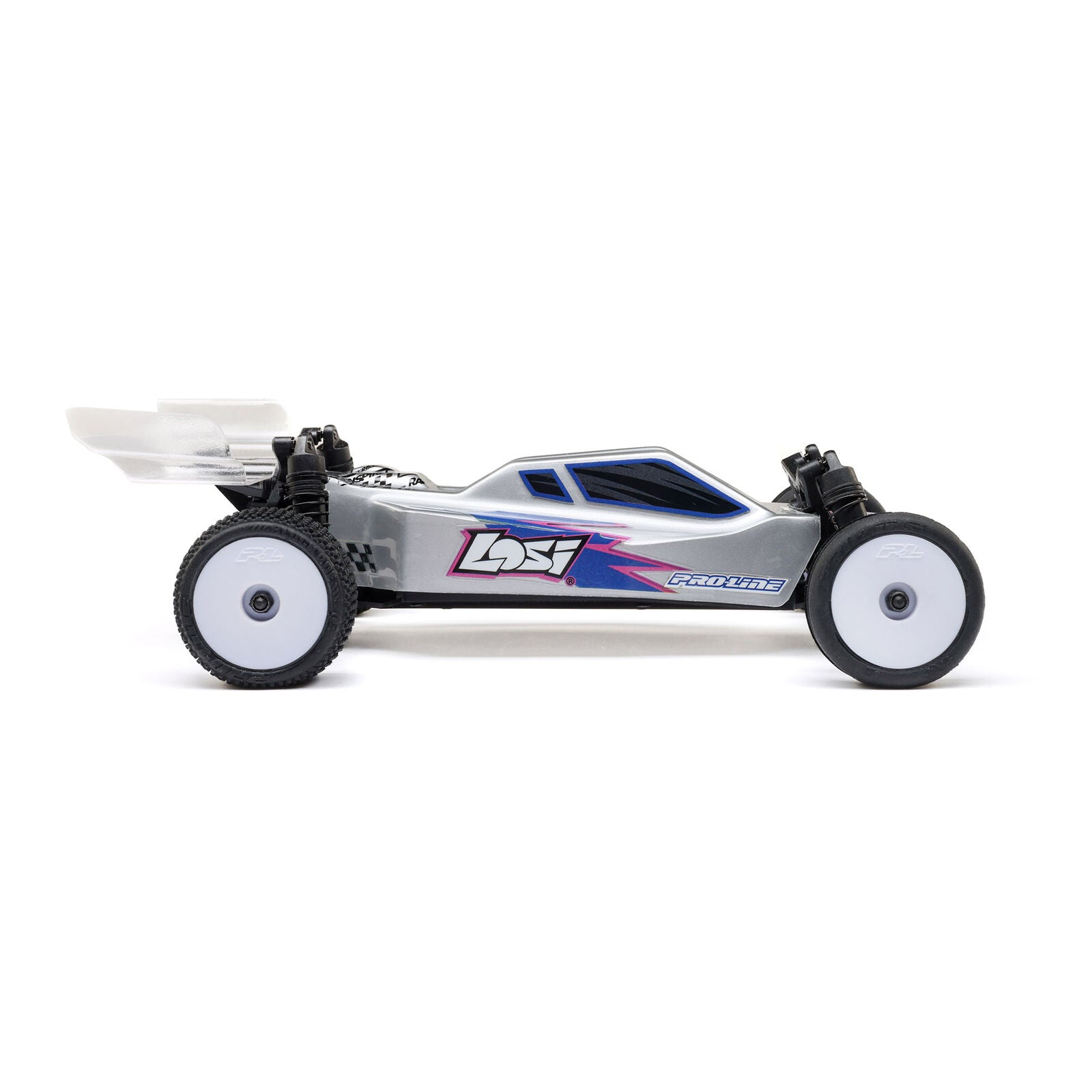 Micro-B 2WD Buggy, Silver RTR