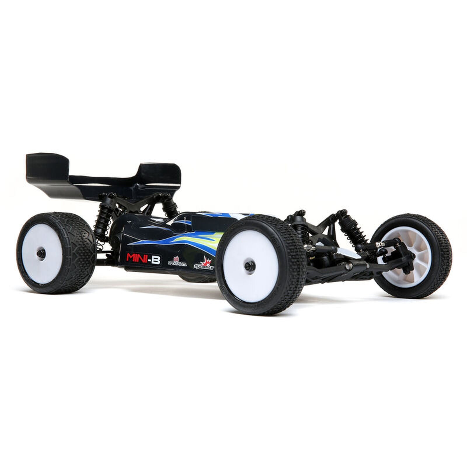 Mini-B, Brushed, RTR: 1/16 2WD Buggy, Black/White