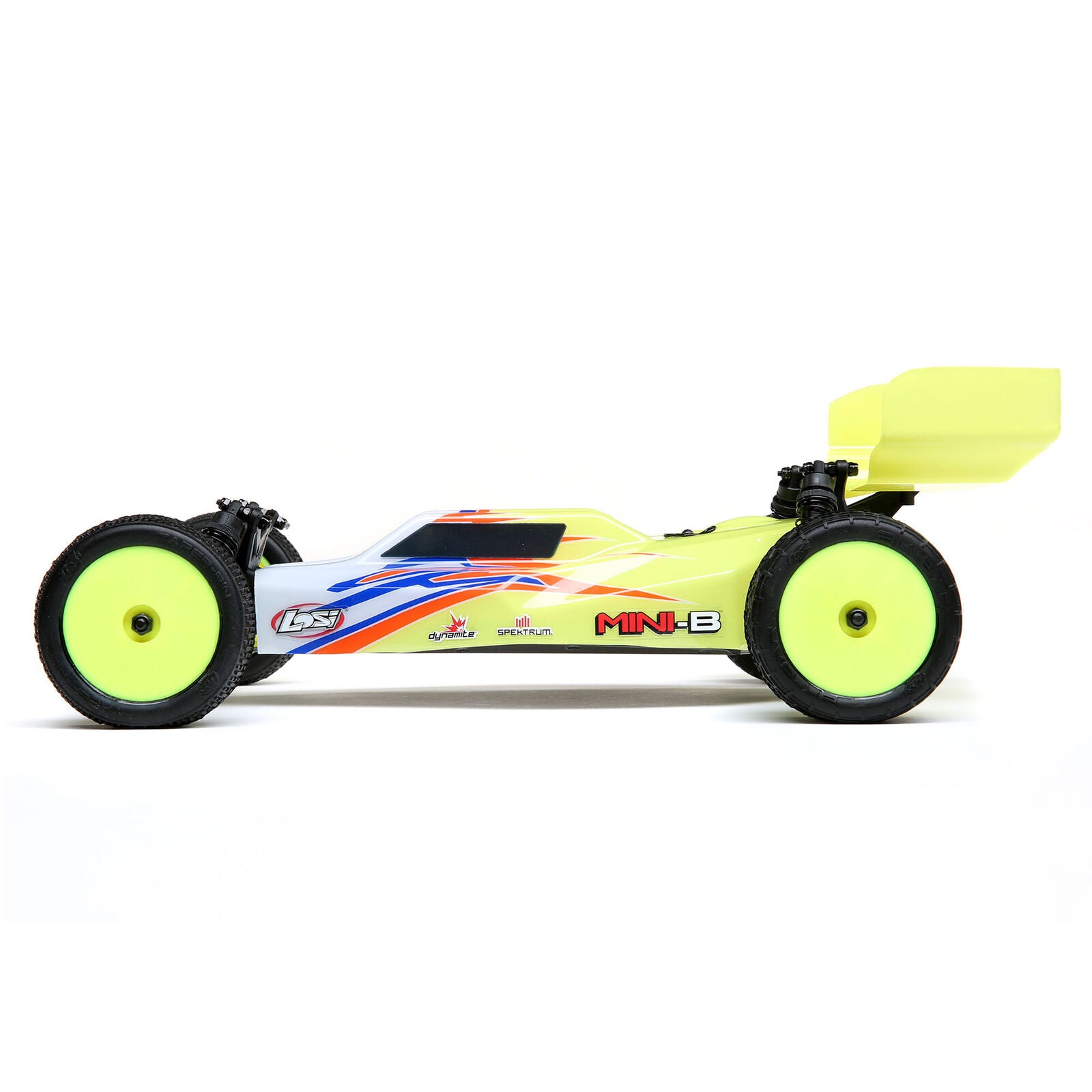 Mini-B Brushed RTR: 1/16 2WD Buggy, Yellow/White