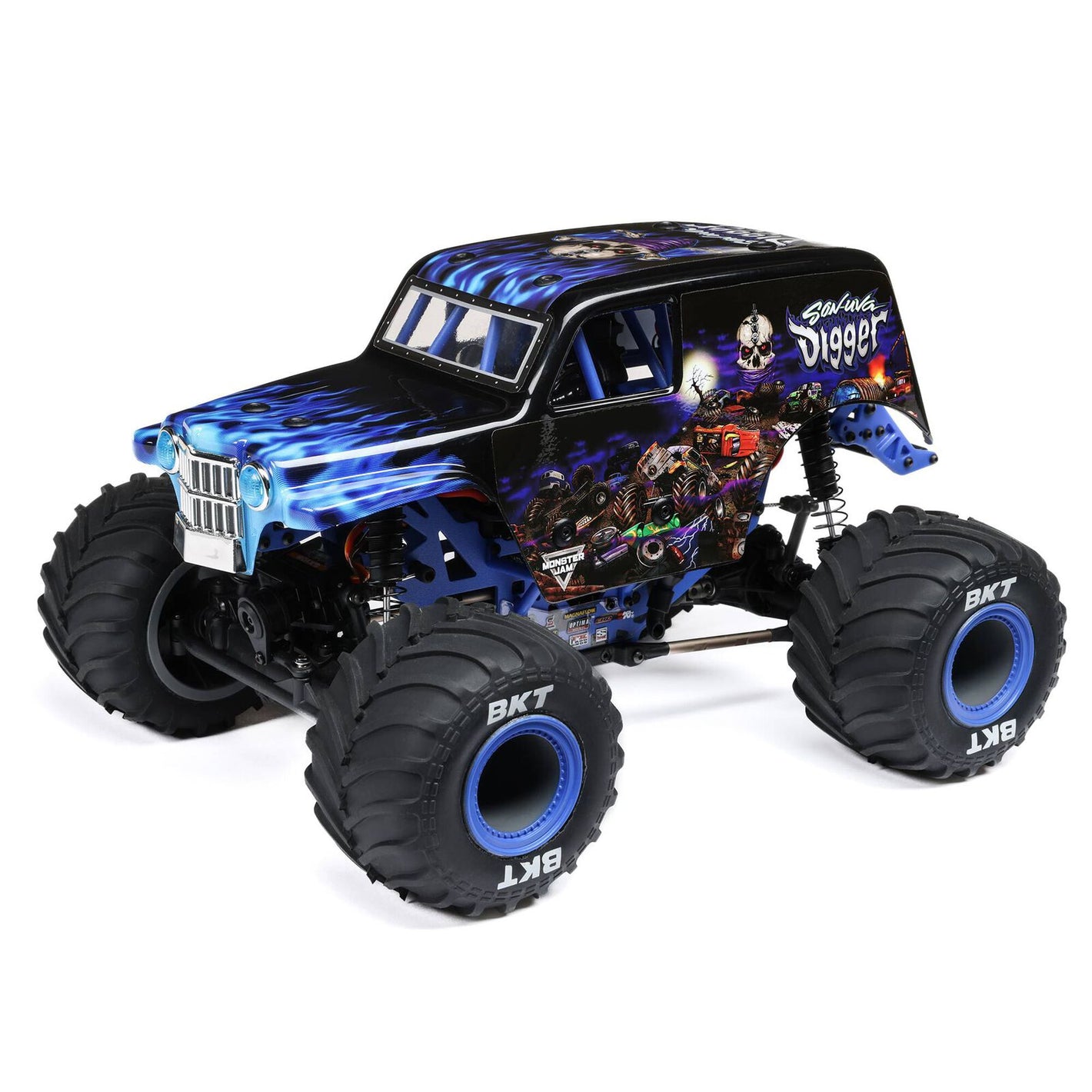 1/18 Mini LMT 4X4 Brushed Monster Truck RTR Son-Uva Digger