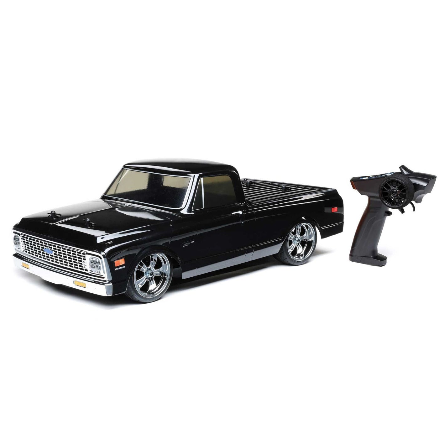 1/10 1972 Chevy C10 Pickup Truck V100 AWD RTR, Black