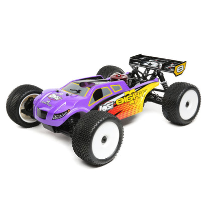 1/8 8IGHT-T 4WD Truggy Nitro RTR, Purple/Yellow