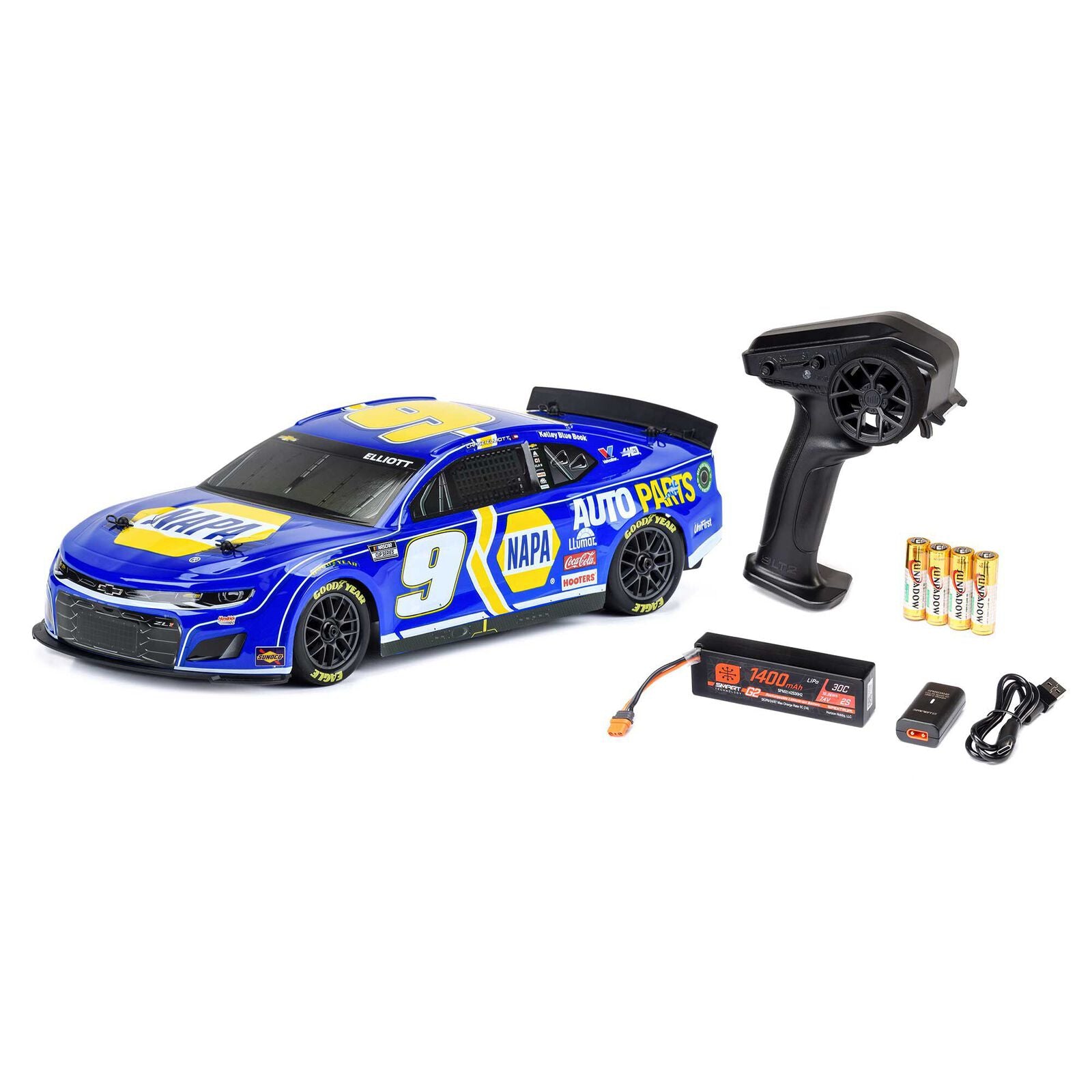 Chase Elliott #9 NAPA 2024 Chevy Camaro 1/12 AWD NASCAR RC Race Car RTR