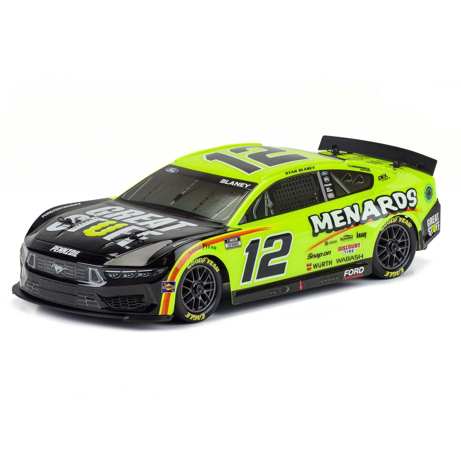 Ryan Blaney #12 Menards 2024 Ford Mustang 1/12 AWD NASCAR RC Race Car RTR